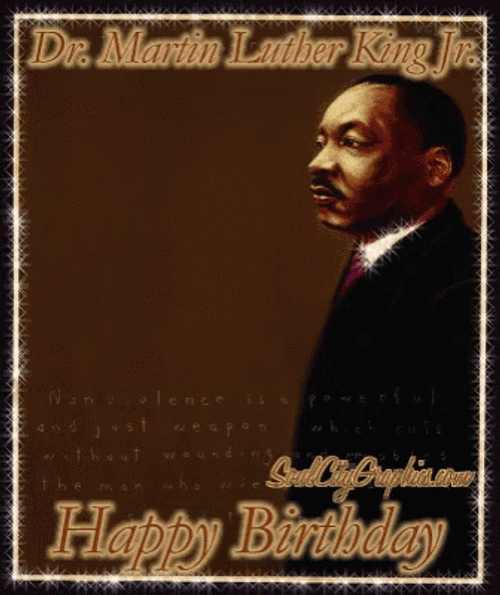 Dr. Martin Luther King Jr. Animated Poster GIF