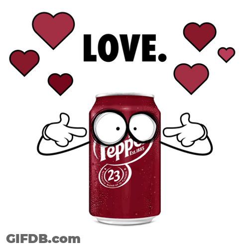 Dr Pepper Can Pointing At Itself GIF