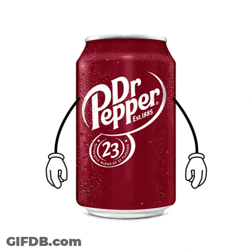 Dr Pepper Showing Placards GIF
