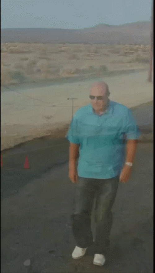 Dr Phil Dancing In The Middle Of The Road GIF