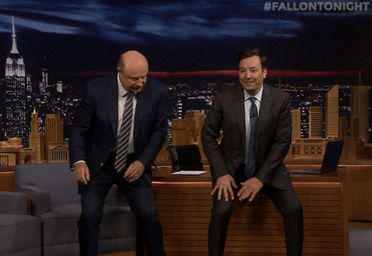 Dr Phil Dancing With Jimmy Falcon GIF