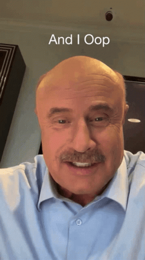 Dr Phil Oop Reaction In Camera GIF
