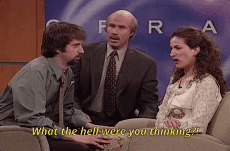 Dr Phil What The Hell Are You Thinking GIF