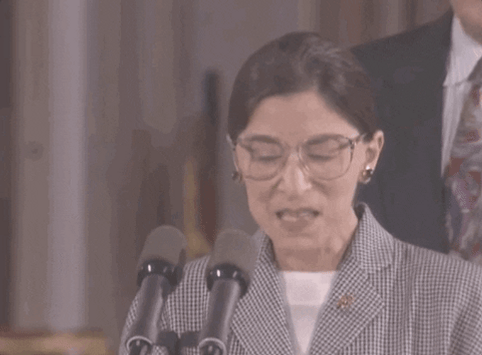 Dr Ruth Talks About System Justice GIF
