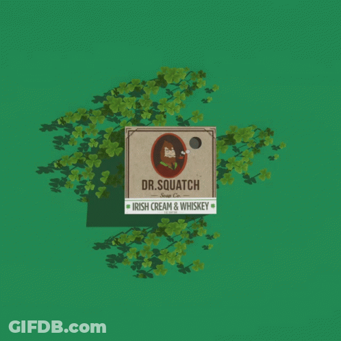 Dr. Squatch Irish Cream And Whiskey Box GIF