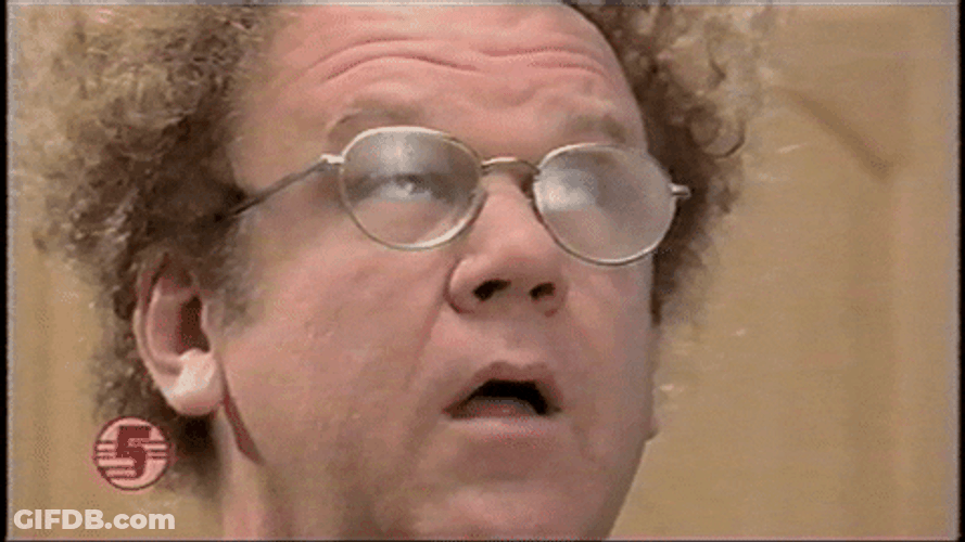 Dr. Steve Brule Shaking Reaction GIF