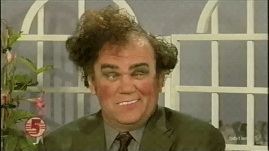 Dr. Steve Brule With Make Up GIF