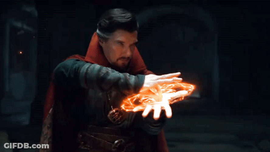 Dr. Strange Awesome Magic Lights GIF
