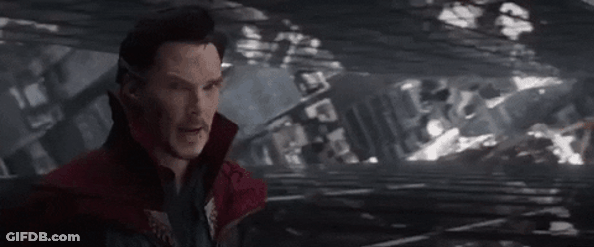 Dr. Strange Slowly Walking GIF