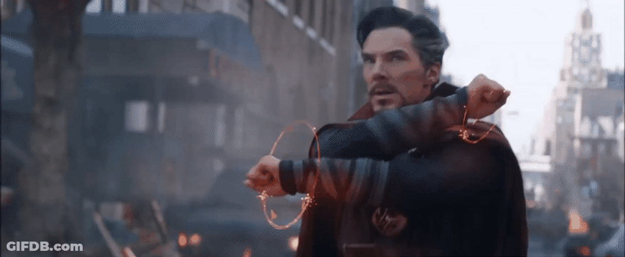 Dr. Strange Using Magical Energy GIF
