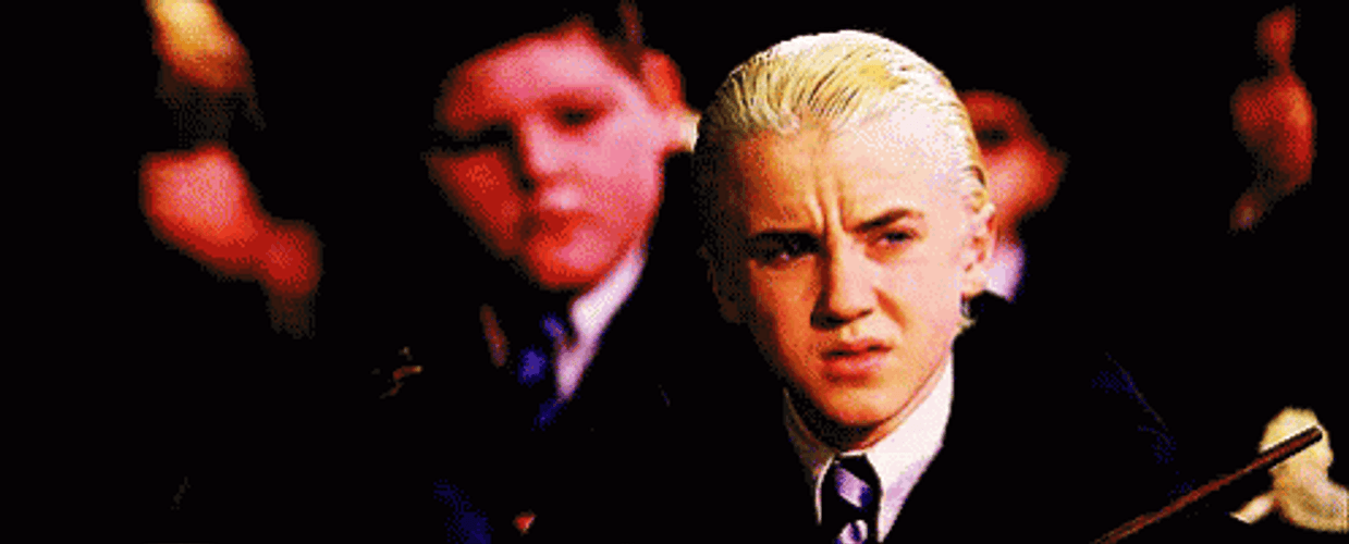 Draco Malfoy Annoyed Eye Roll GIF