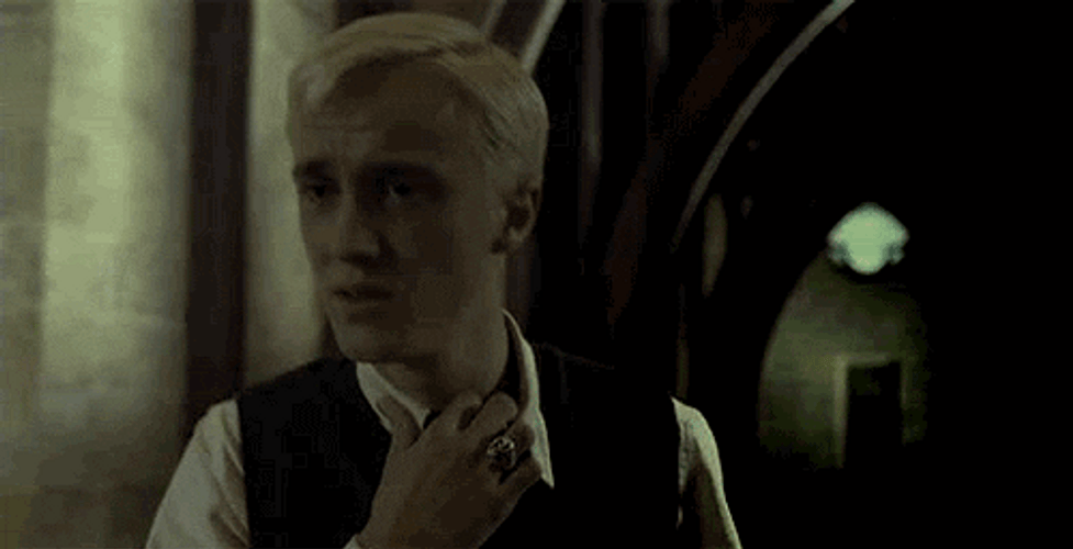 Draco Malfoy Half-Blood Scared GIF