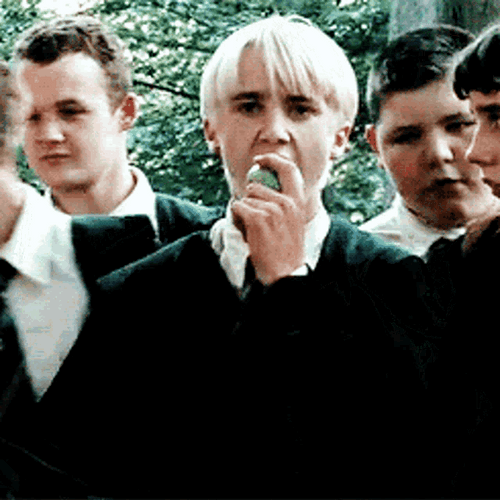 Draco Malfoy Harry Potter 3 Apple GIF