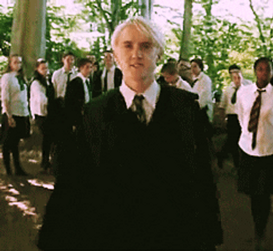 Draco Malfoy Harry Potter 3 Walk GIF