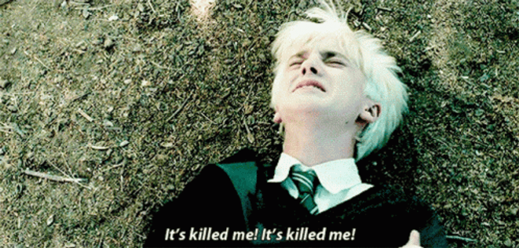 Draco Malfoy It's Killed Me GIF