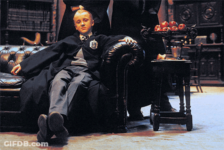 Draco Malfoy Like A Boss GIF
