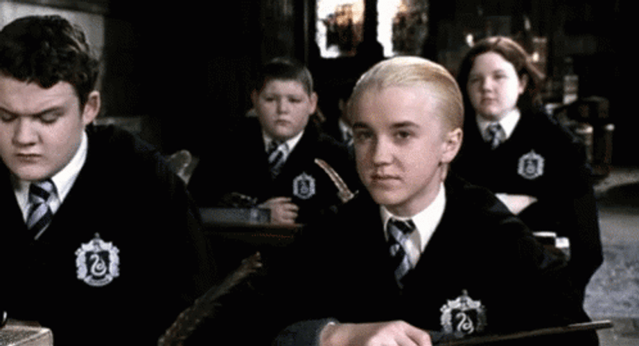 Draco Malfoy Not Bad Face GIF