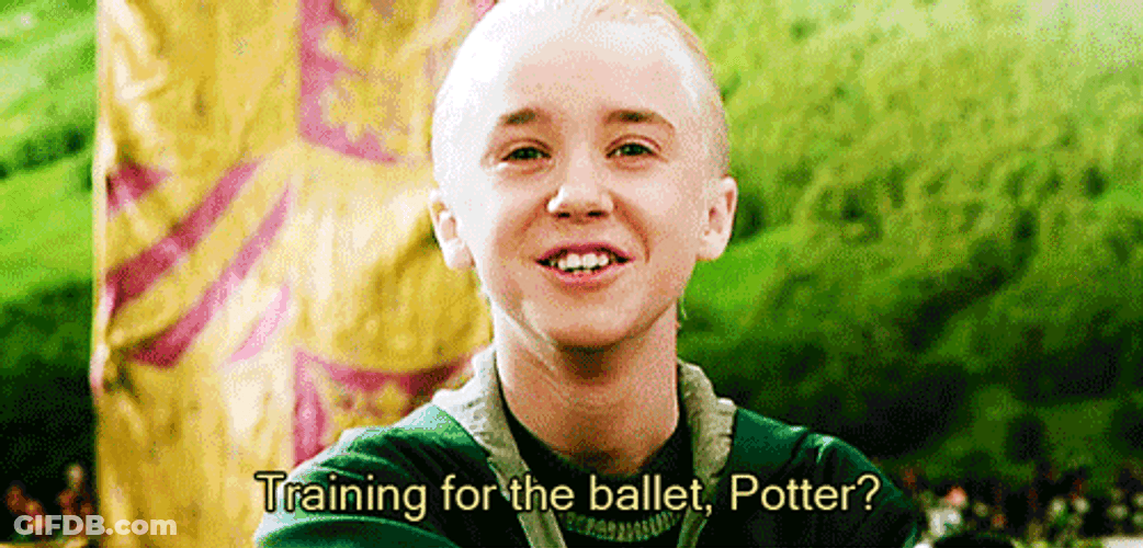 Draco Malfoy Training For Ballet GIF
