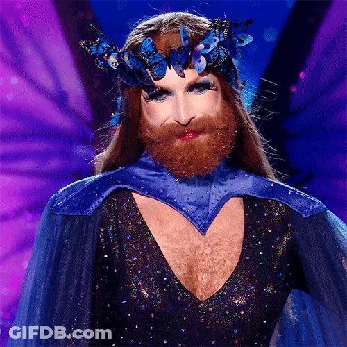 Drag Queen Aww Shucks GIF