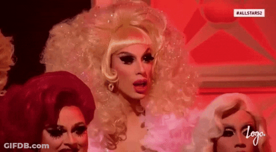 Drag Queen Blank Stare GIF