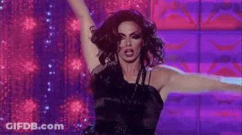 Drag Queen Dancing On Stage GIF