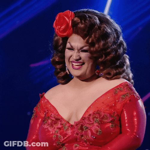 Drag Queen Giggling Laugh GIF