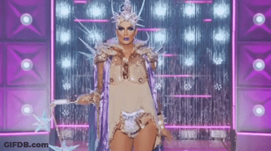 Drag Queen On The Center Stage GIF