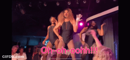 Drag Queens Performing With Oh Oh Oohh GIF