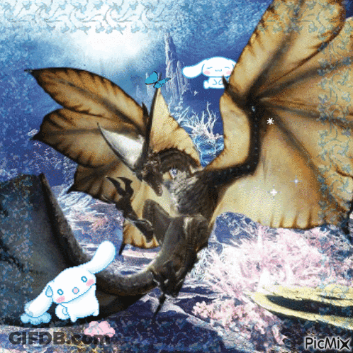 Dragon And Stuffed Animal Saying Picmix GIF