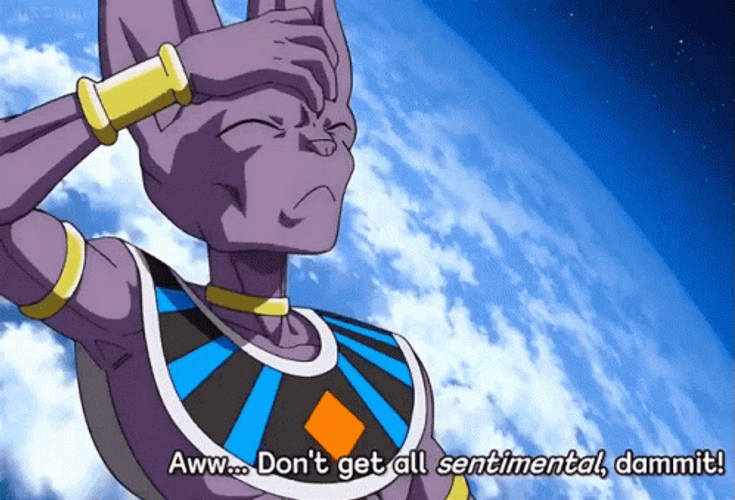 Dragon Ball Beerus Having Headache Don't Get Sentimental GIF