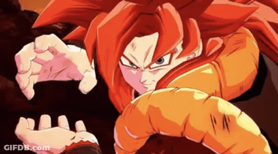 Dragon Ball Fight Ssb Gogeta GIF