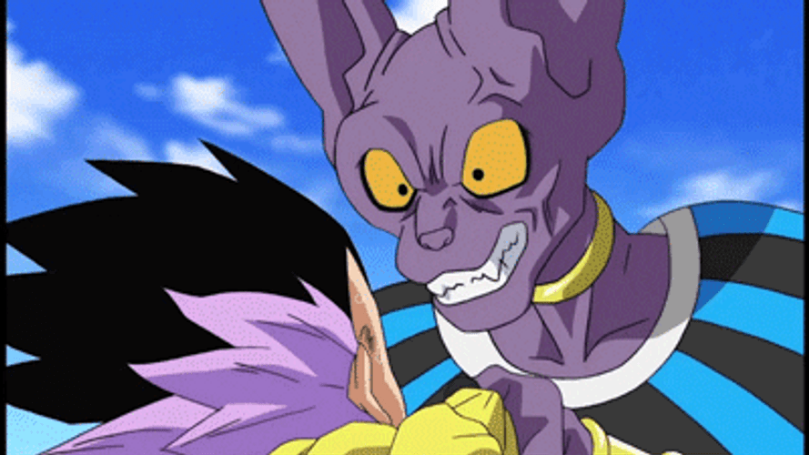 Dragon Ball God Of Destruction Beerus Mood Change GIF
