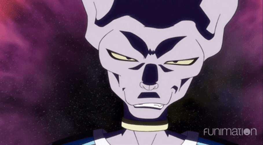 Dragon Ball God Of Destruction Beerus Smirk Face GIF
