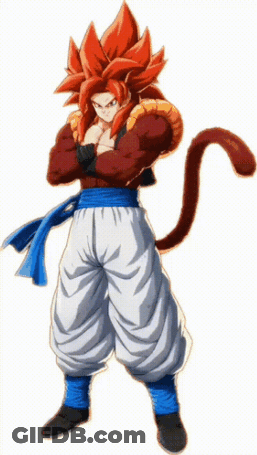 Dragon Ball Gogeta Disintegrate GIF