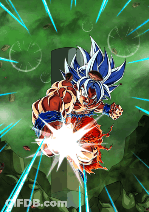Dragon Ball Goku Ultra Instict Hame Wave Blast GIF