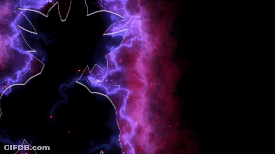 Dragon Ball Goku Ultra Instinct Explosive Glowing Aura GIF