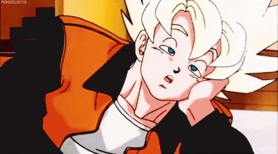 Dragon Ball Goku Yawning GIF