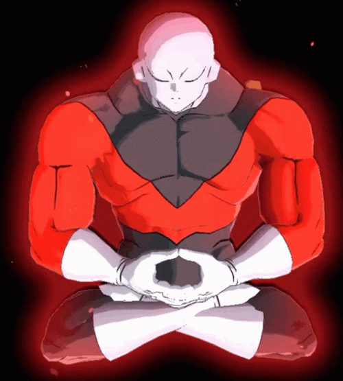 Dragon Ball Jiren The Gray Meditating GIF