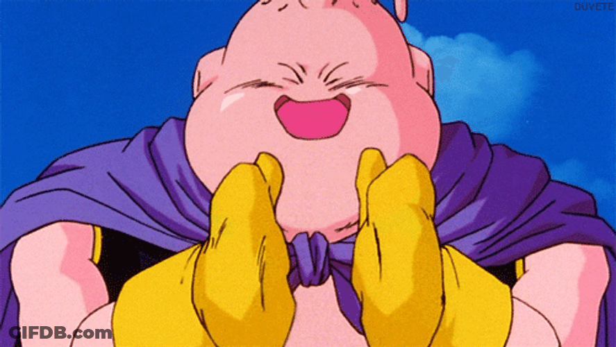 Dragon Ball Majin Buu Clapping GIF