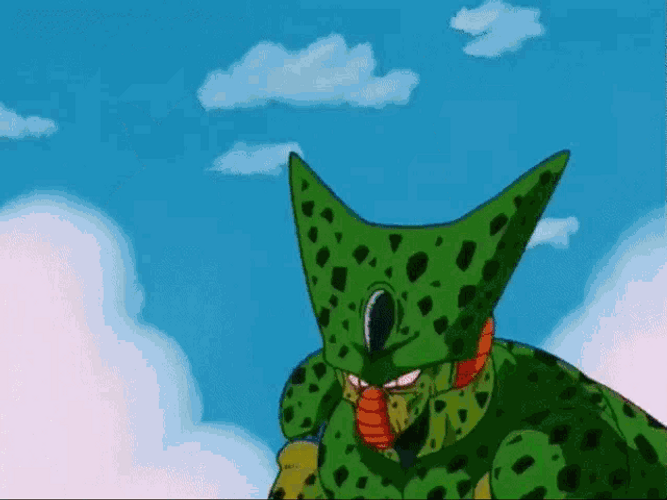 Dragon Ball Piccolo Imperfect Cell GIF