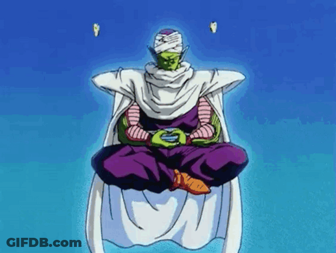 Dragon Ball Piccolo Levitating GIF