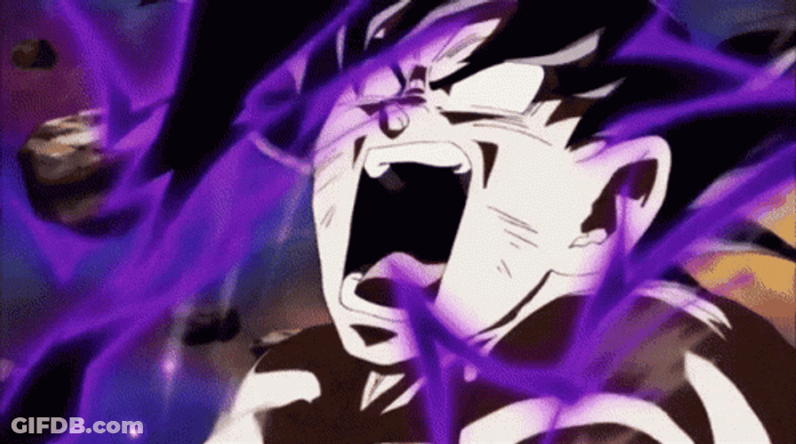 Dragon Ball Son Goku Ultra Instinct Raging GIF