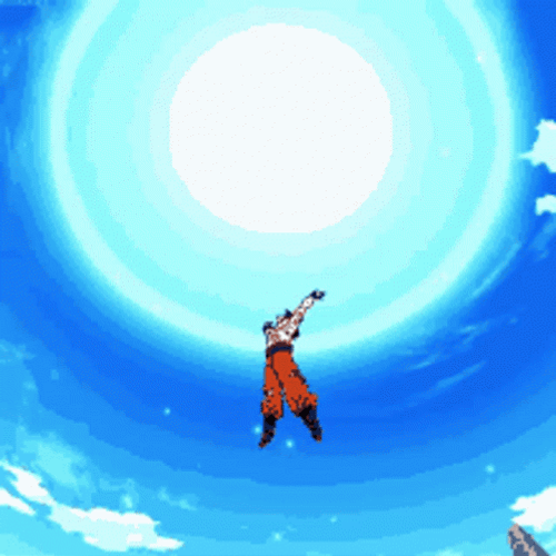 Dragon Ball Spirit Bomb Formation GIF
