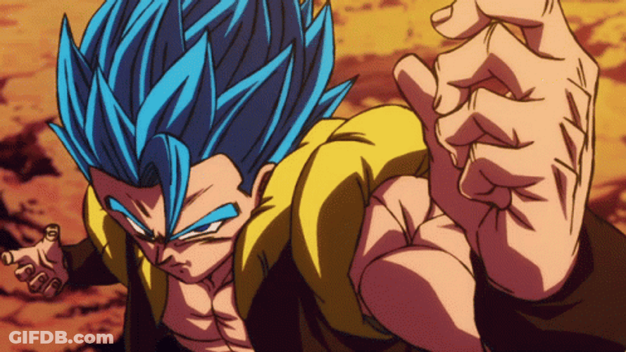 Dragon Ball Super Broly Gogeta Smiling GIF