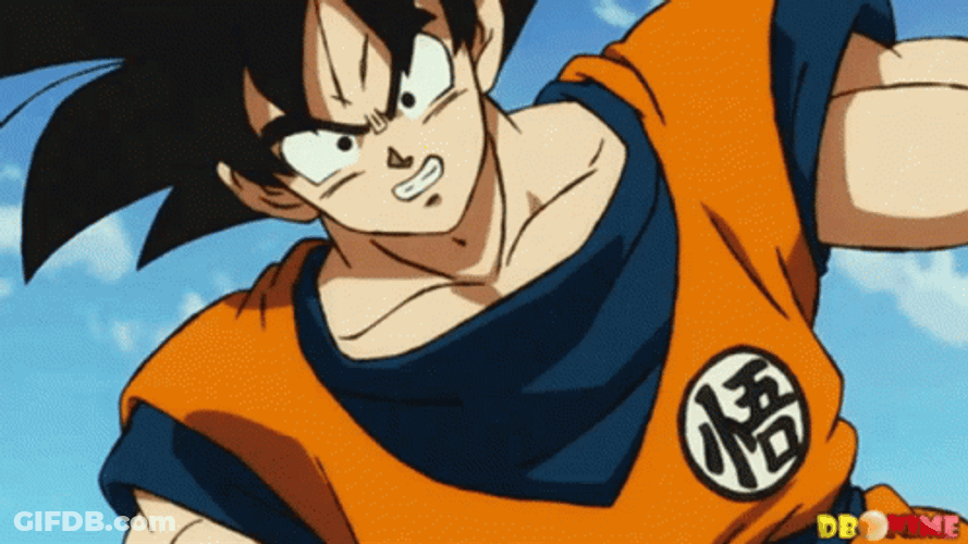 Dragon Ball Super Broly Goku Super Saiyan Transformation GIF