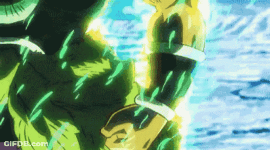 Dragon Ball Super Broly In Full Power State GIF