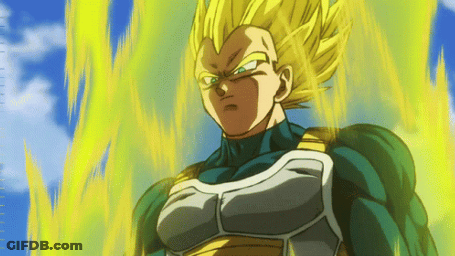 Dragon Ball Super Broly Vegeta Super Saiyan GIF