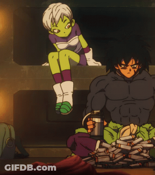 Dragon Ball Super Broly With Cheelai GIF