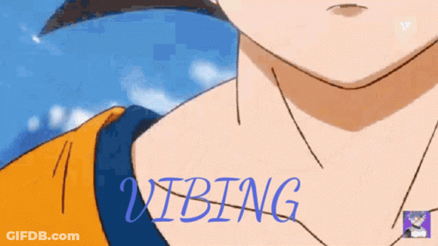 Dragon Ball Super Goku Happy Vibing GIF