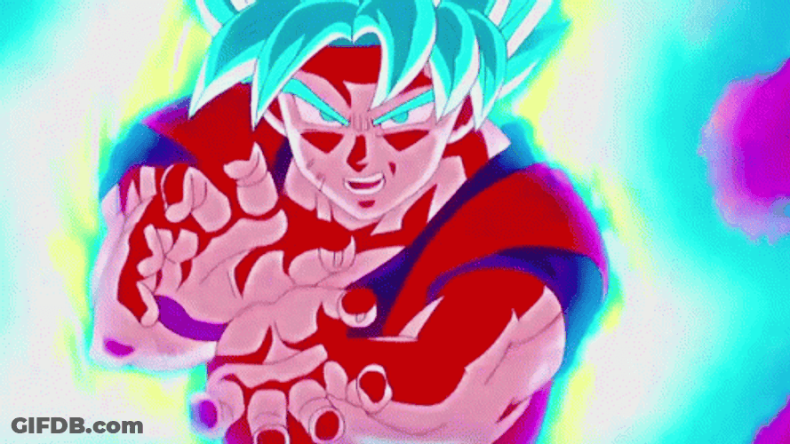 Dragon Ball Super Goku Wave GIF